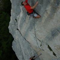 Boris dans "Parcours d'enfer" à Plagne, Suisse.