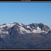 Le Massif des Grandes Rousses avec le Pic de l'Etendard