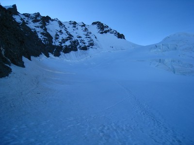 Rimpfischhorn, sommets d'hiver (4001m) et d'été (4199m)