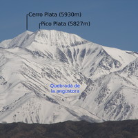 La face E du Plata (mi-sept. 2008)