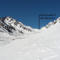 Le col E de Navarro (coté N, en sept. 2008)
