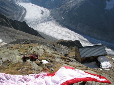 Déco au refuge de la Charpoua (Mt Blanc)