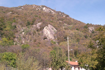 La Pioda Negra dall'abitato di San Vittore
