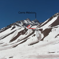Acceso al col Mexico - Tolosa desde la quebrada de Matienzo (oct. 08)