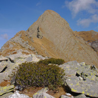 Poncione Rosso  2505 m versante  Sud nei pressi della Forcarella di Lodrino.