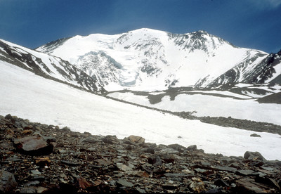 La face S du Cerro Plata en 1987 La face S du Cerro Plata en 1987