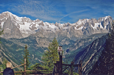 Mt.Blanc - Jorasses Vu du sud