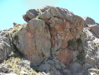 La "Lengua de Suegra" vue d'en face (La Ola, Argentine) La "Lengua de Suegra" vue d'en face (La Ola, Argentine)