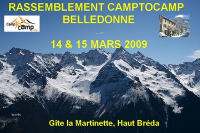 Rassemblement CAMPTOCAMP, 14 & 15 mars 2009