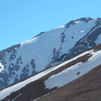Glaciers de la face E de l'Olivares: Zoom.