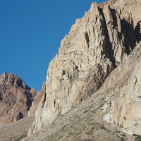 L'aiguille Carlos Daniel vue du NNE (Arenales, Mendoza, Argentina)