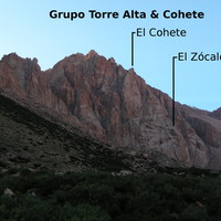 Les groupes "torre alta" et "Cohete" à Arenales (Argentine)