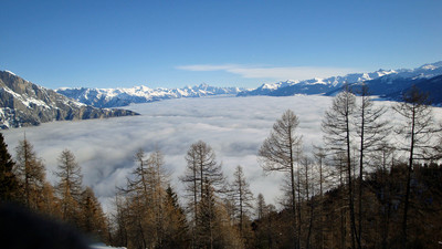 Mer de brouillard sur le Valais Mer de brouillard sur le Valais