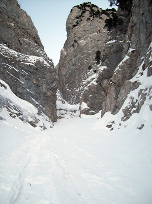 Entrée de la faille de Bonverday