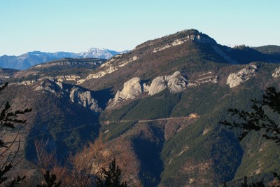 la falaise de Pennes-le-Sec la falaise de Pennes-le-Sec