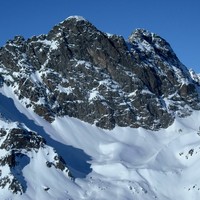 la parete S della Cima Viola
