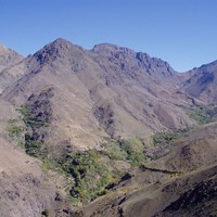 le vallon de Tacheddirt depuis le Tizi n'Tamatert