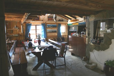 Intérieur refuge San Bernardo Intérieur refuge San Bernardo