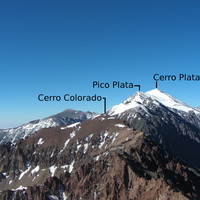 El Cerro Plata visto desde la cumbre del Agustin Alvarez, al N (26/01/2009)