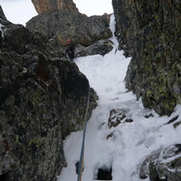 Relais de L4, passage clef de L5 à droite