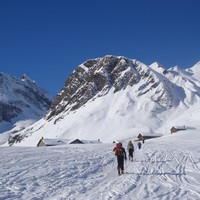 Arrivée à Erbsalp, au pied de l'Erbser Stock
