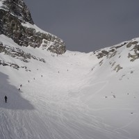 En vue du col entre les 2 Chärpf