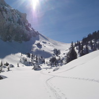 Très belle combe menant au col de Mauverney