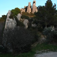 le "parking" de Mouriès