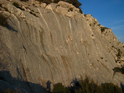 Mouriès, face S, secteur La Blériotte Mouriès, face S, secteur La Blériotte