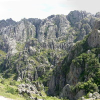 La partie haute de la vallée de los Lisos: un labyrinthe de rocher!