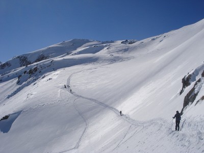 Petite traversée expo sous le Pazolastock