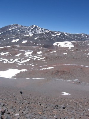 Montée au Cerro Olmedo, vue sur le Cerro Nacimiento
