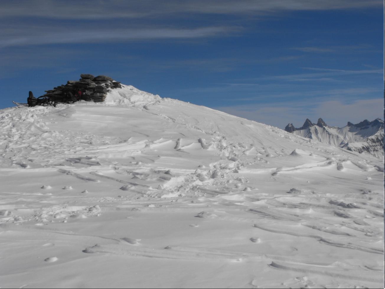 Sommet du Rocher Blanc et Aiguilles d'Arves