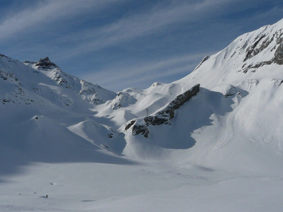 Le Col du Bonhomme depuis les Monts Jovets