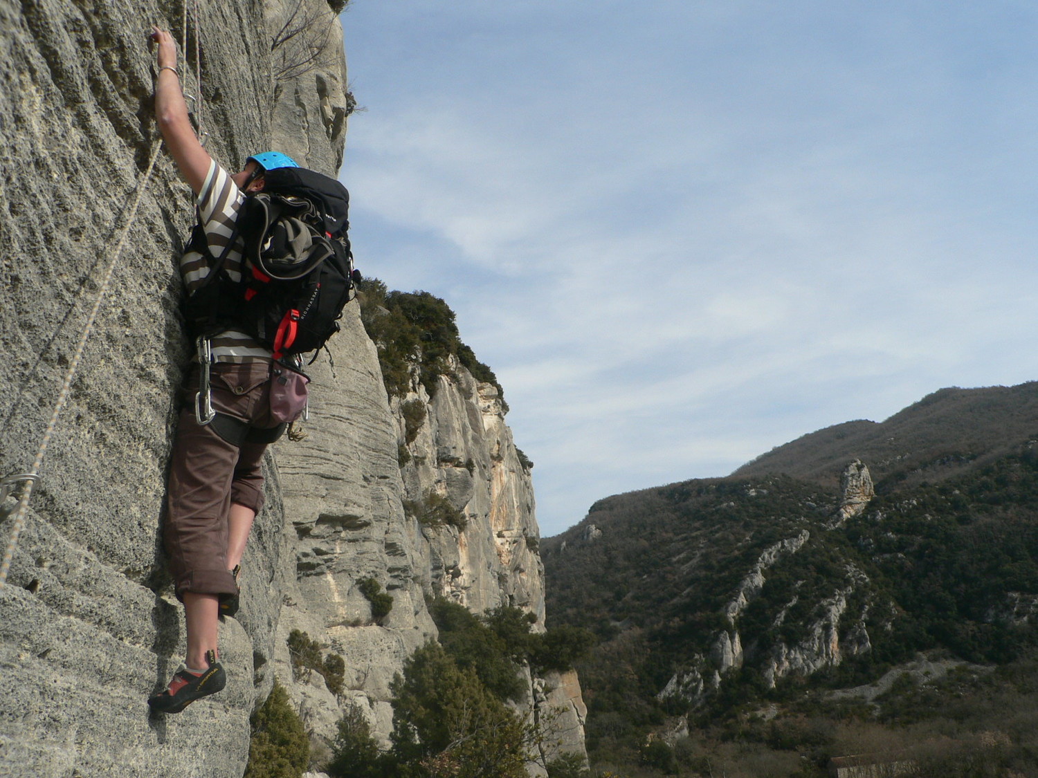 Grande voie a Buoux
