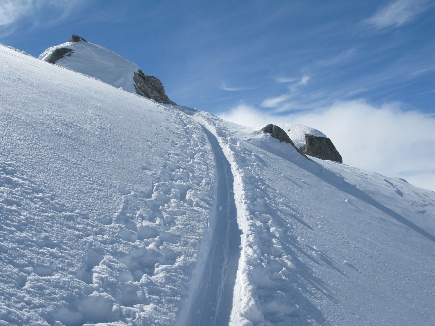 Dernière montée aux Pointes Longues ....