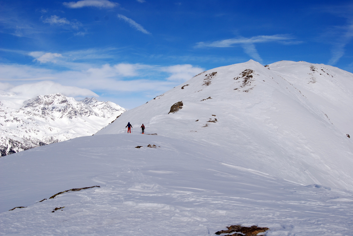 Dal Passo Tre Croci 2348 m, l'ultimo tratto prima del Corn dal Solcun.