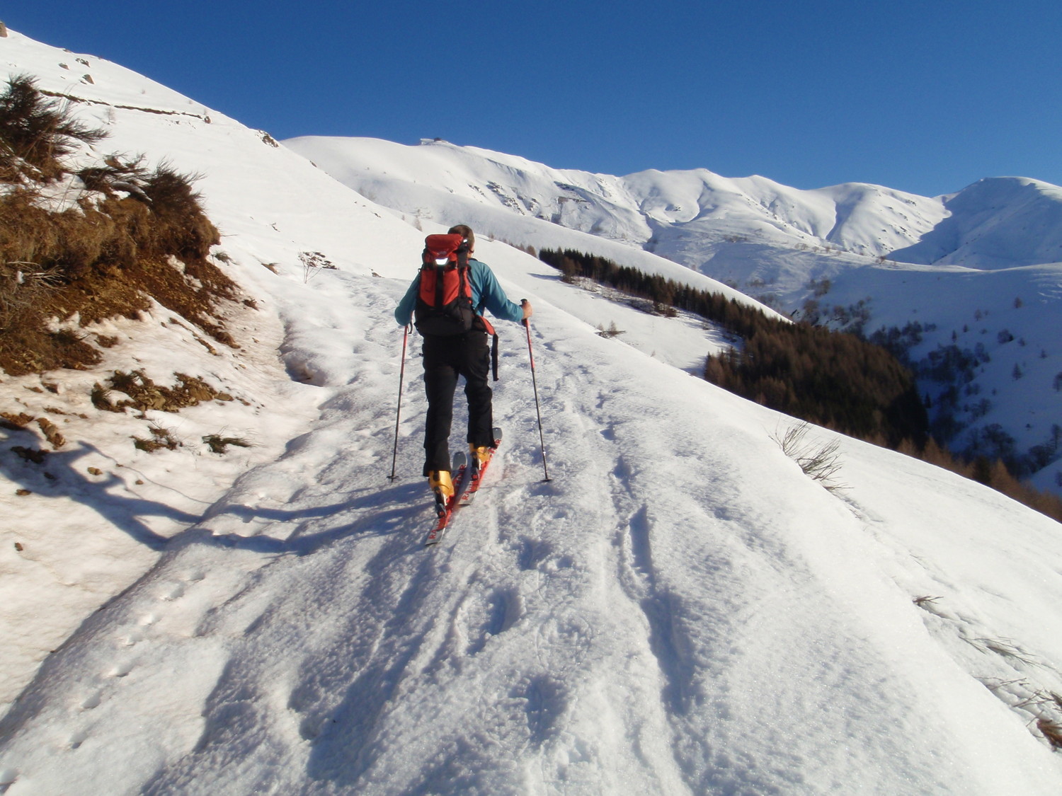 verso la Croce di Campo e Cima Pianchette