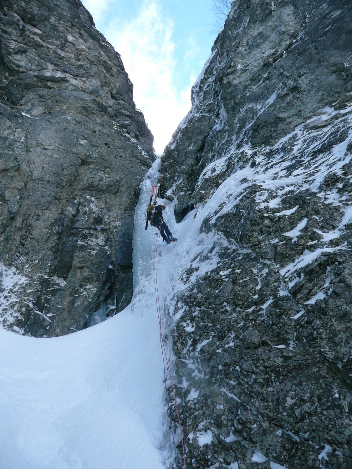 La cascade de glace