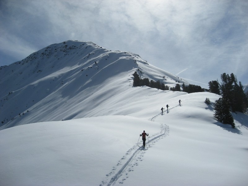 Sur la crête du Mounin au Fou