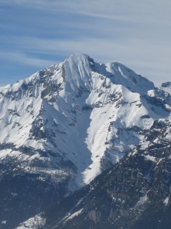 Le Chavalard, face Est