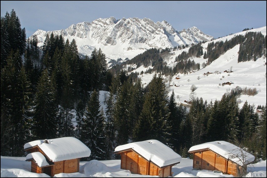 Chalets de la Crépinière, Etale au fond