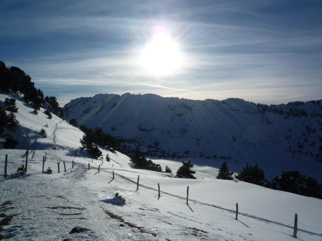 Vue sur les Lances de Mallisard