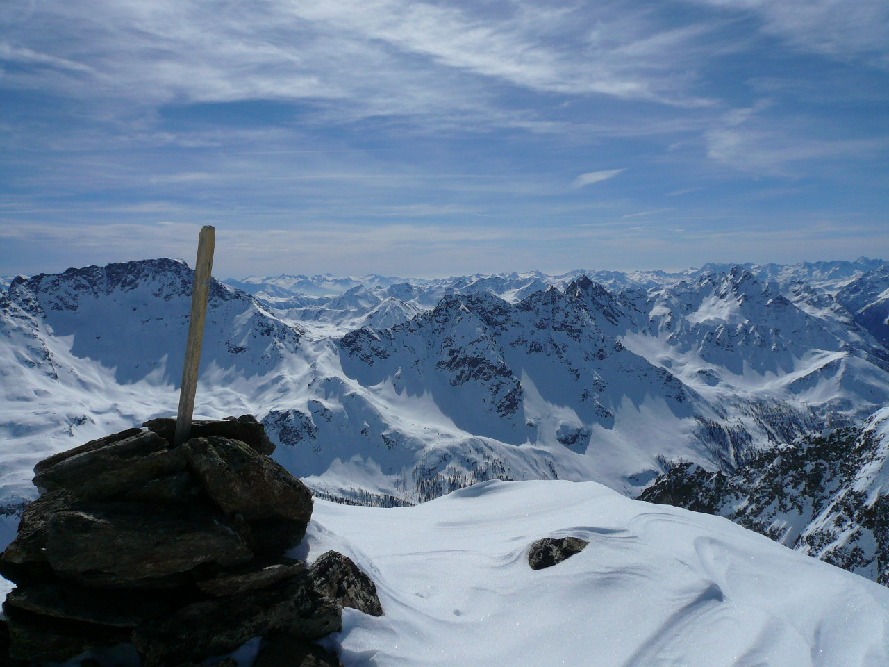 Panorama dalla vetta