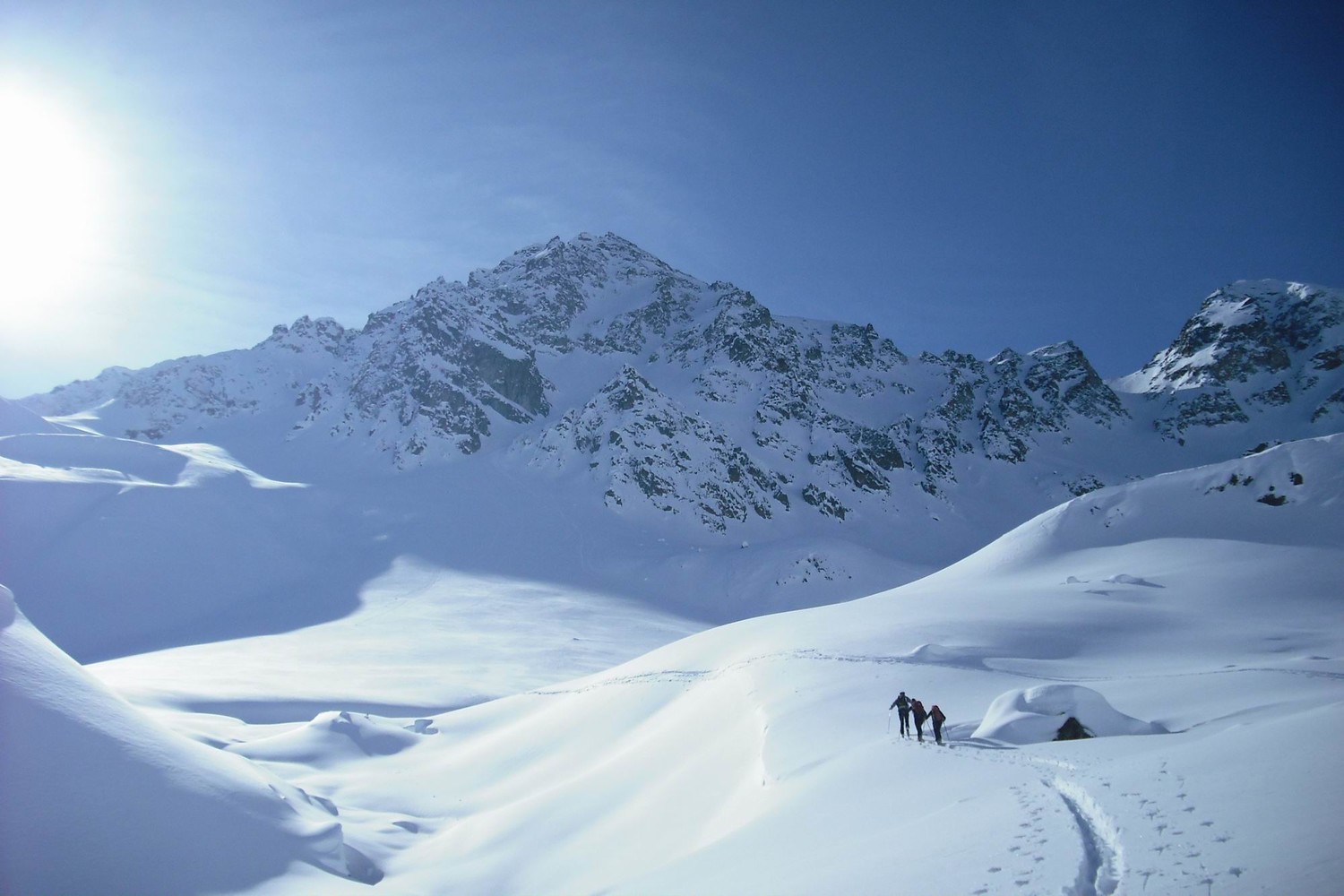 il piz Bial dall'Alp Mulix