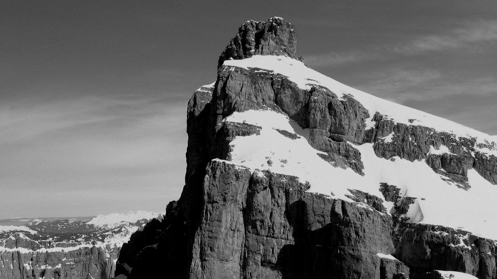 Aiguille Grise en N&B