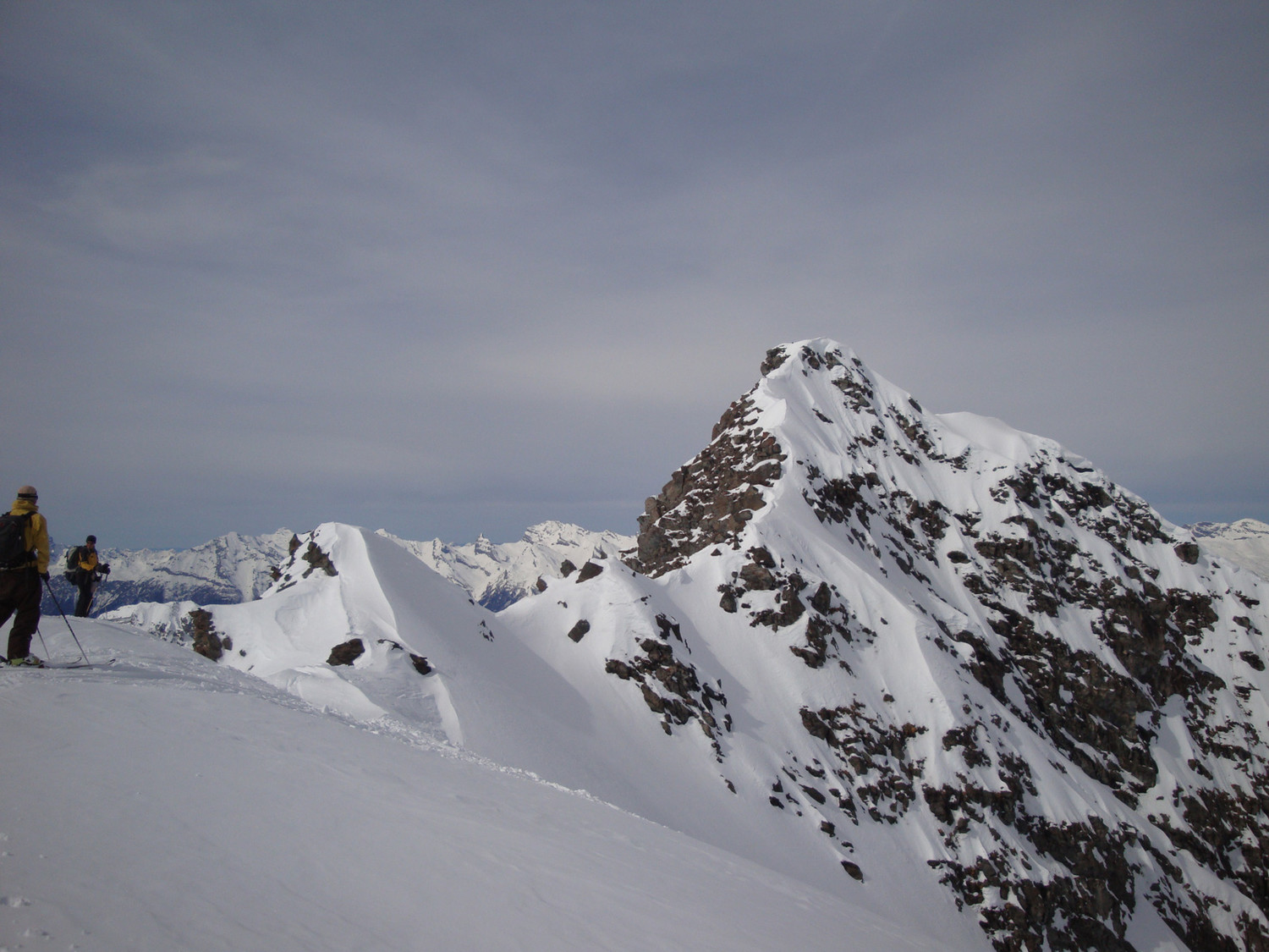Louèrettes depuis le col d'Orchéra