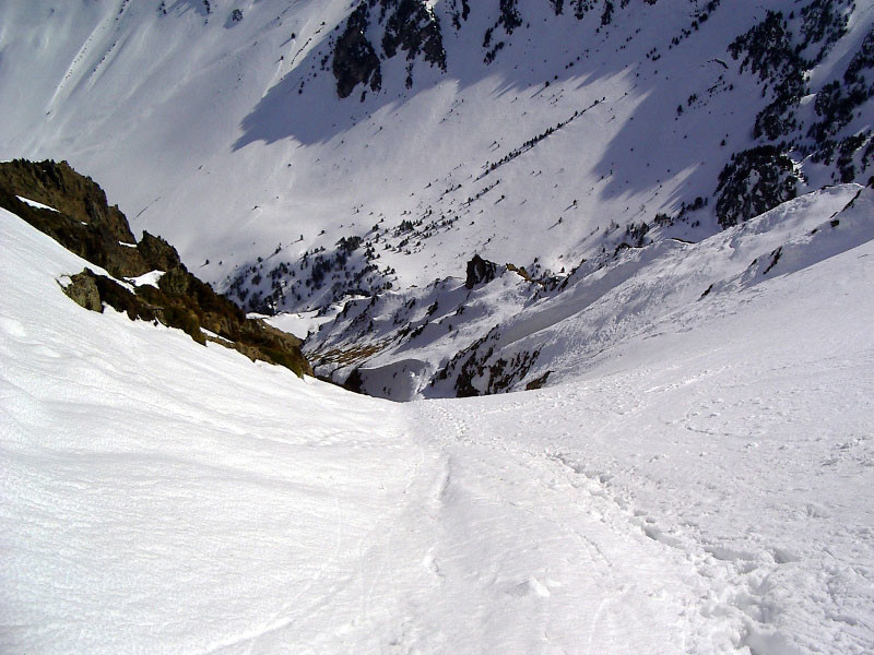 Couloir vu du haut