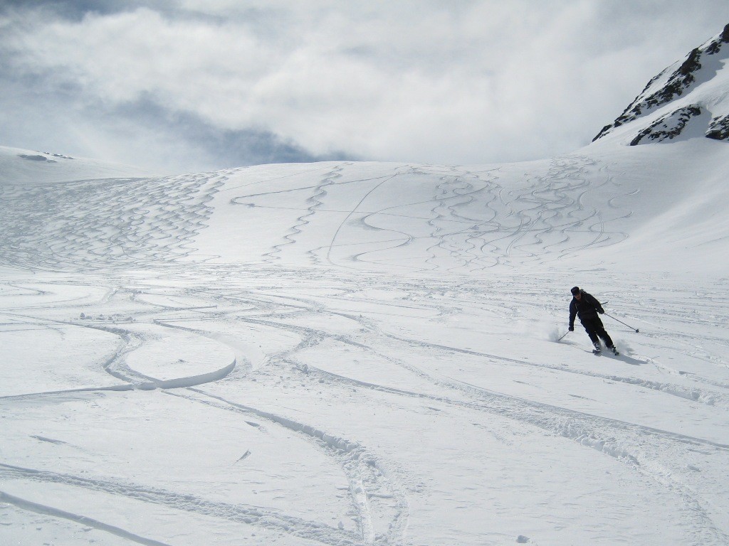 Descente du glacier de Vouasson, partie supérieure