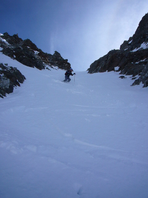 couloir NW rocher blanc